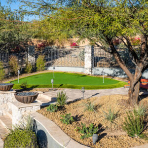 backyard putting green